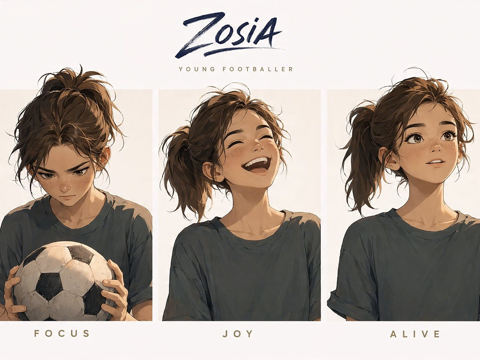 Zosia expression sheet