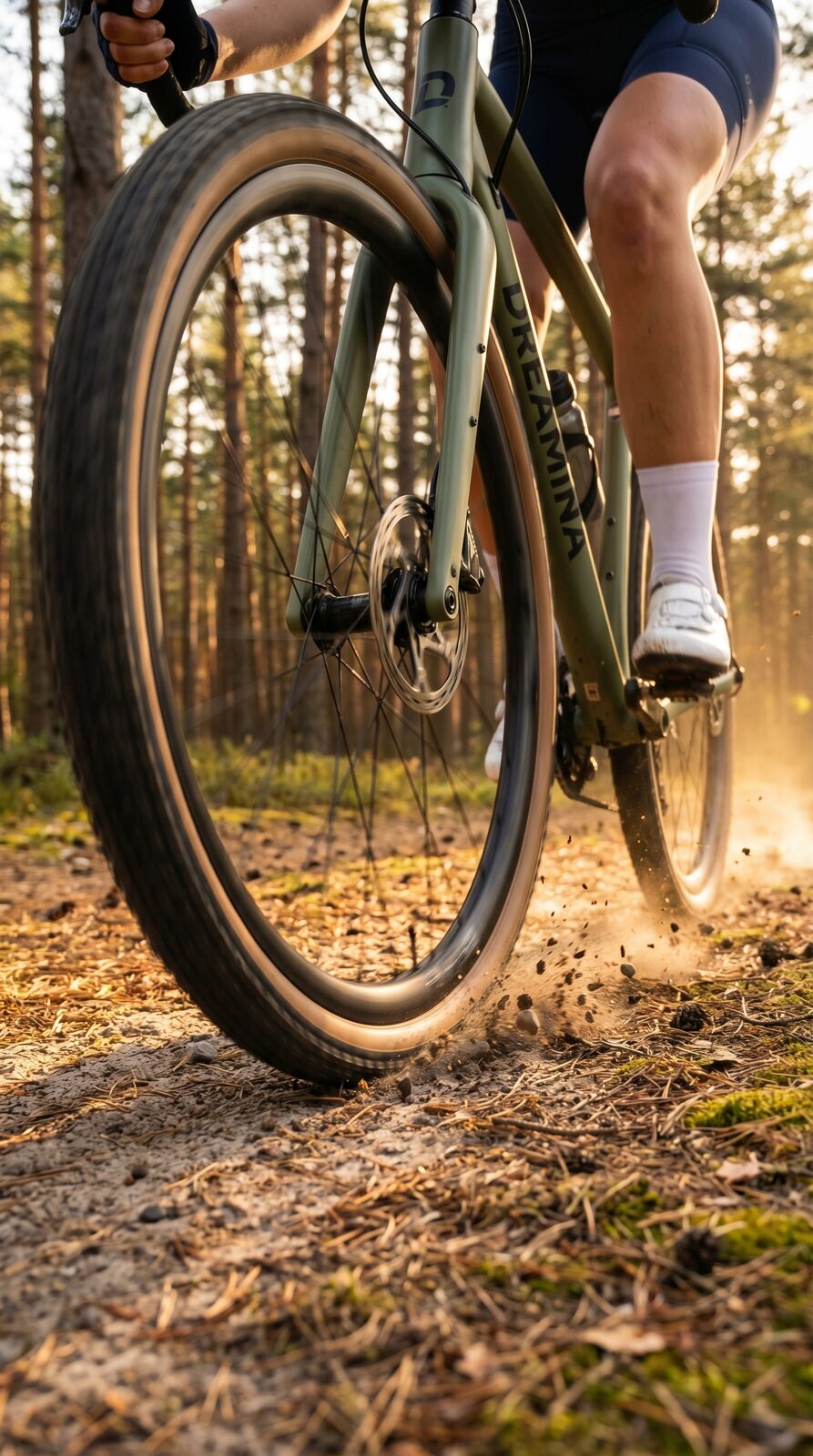 Key shot — forest ride