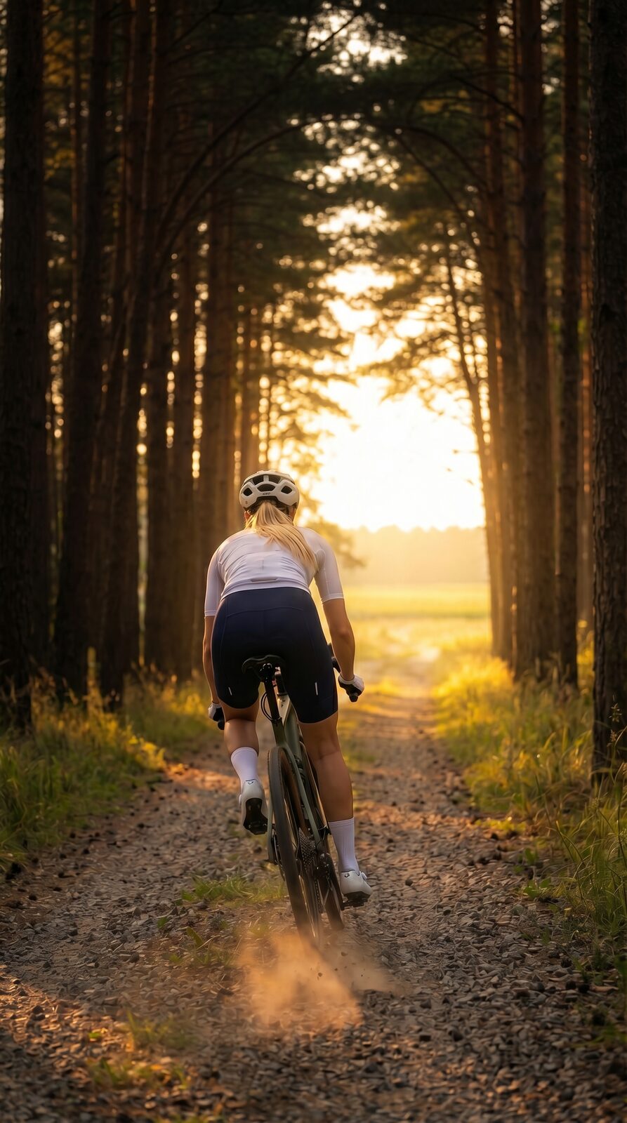 Key shot — forest sprint