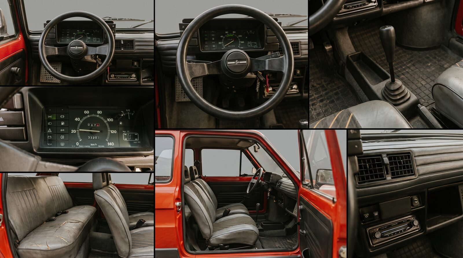 Fiat 126p — original interior